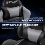 Homall Gaming Chair Massage Computer Office Chair Ergonomic Desk Chair With Footrest Racing Executive Swivel Chair Adjus 2 150x150