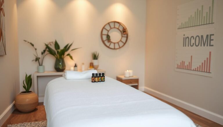 how much does massage business make