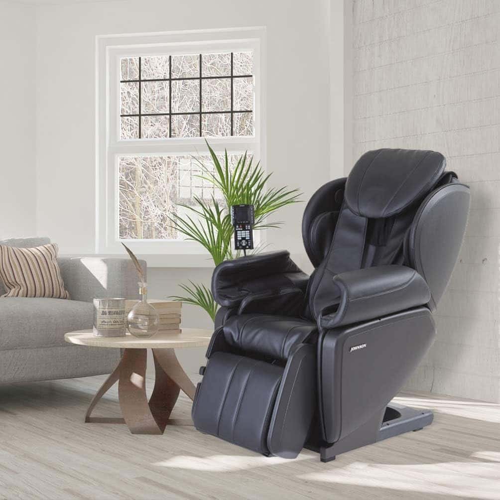 Johnson Wellness J6800 Ultra High Performance Deep Tissue Japanese Designed 4D Massage Chair, Black