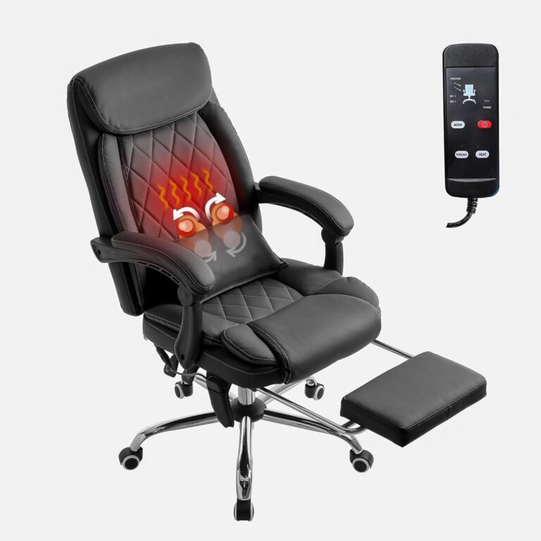 Heated Reclining Office Chair with Footrest Review