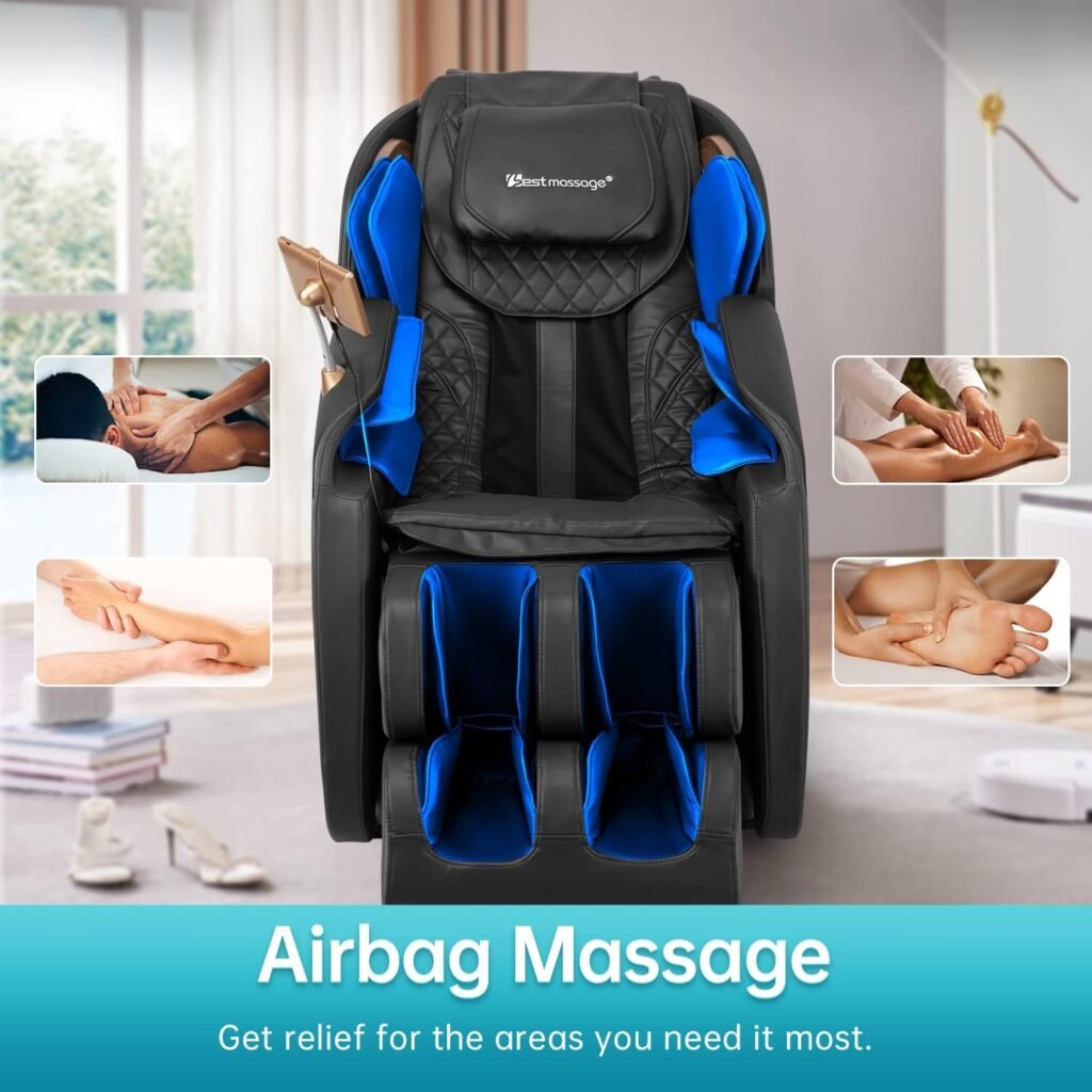 Massage Chairfull Body Zero Gravity Sl Track Massage Chair Recliner Chair With Smart Large Screen Bluetooth Speaker Buil 2 1024x1024