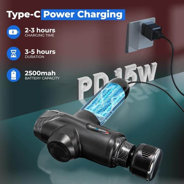 Massage Gun Deep Tissue with Heat and Cold Review