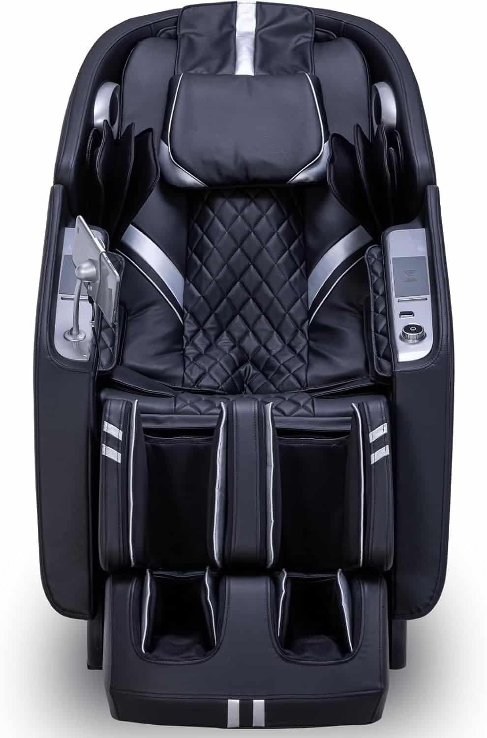 MassaMAX 2025 4D Massage Chair Full Body Massage Chair with Zero Gravity, Extended Footrest, SL Track, Yoga Stretch, Foot Rollers, and Heating Comfort (Black)