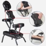 Master Massage Bedford Portable Light Weight Massage Chairs With Carrying Case Bag Tattoo Chair Height Adjustable Foldin 2 150x150