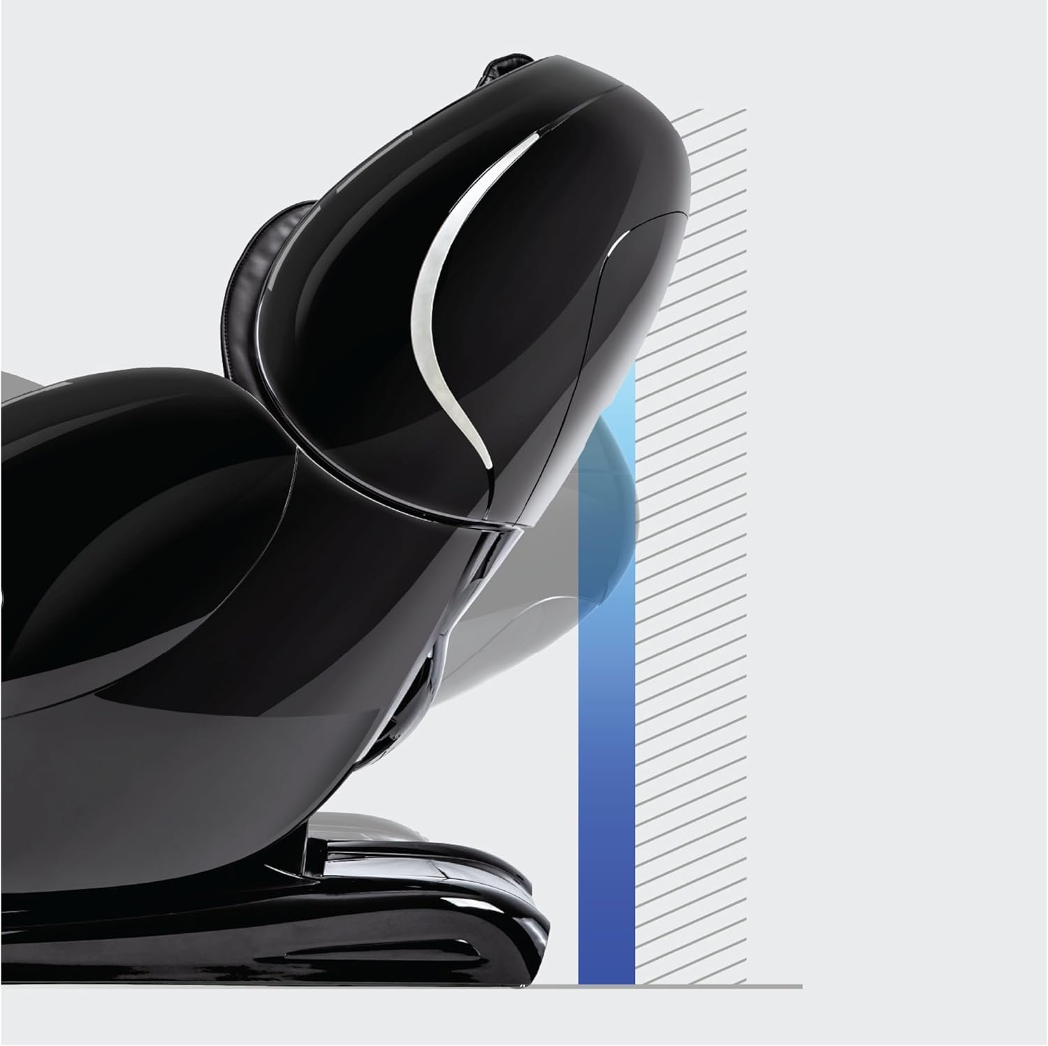 Osaki Zero Gravity Space Saving Bluetooth Connection for Speaker 9 Unique Auto-Programs 4 Styles OS Monarch 3D L Track Massage Chair, One Size Fits All,Polyurethane, Black