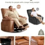 Oversized Recliner Chairs With Heat And Massage 360 Swivel Lazy Boy Recliner Chair For Adults Manual Rocking Chair With 1 2 150x150