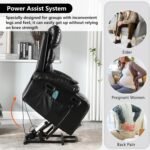 Power Recliner Chair For Elderly Lounge Sofa Home Adult Power Recliner Lift Chair With Massage And Heat With Cupholders 1 1 150x150