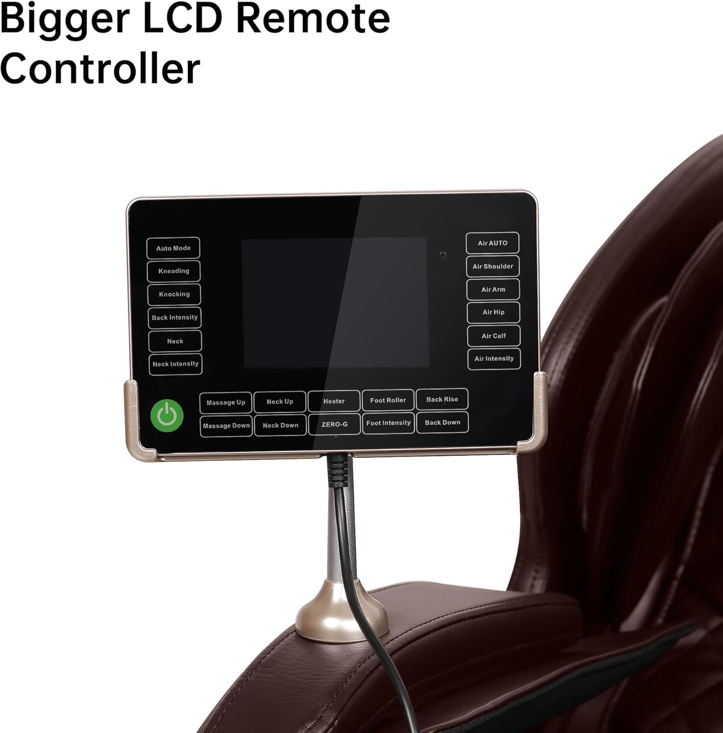 Real Relax 2024 Massage Chair of Dual-core S Track, Full Body Massage Recliner of Zero Gravity with APP Control, Brown