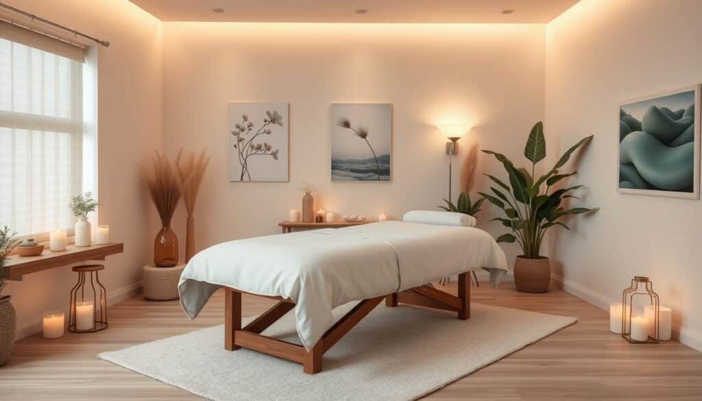 relaxation massage environment