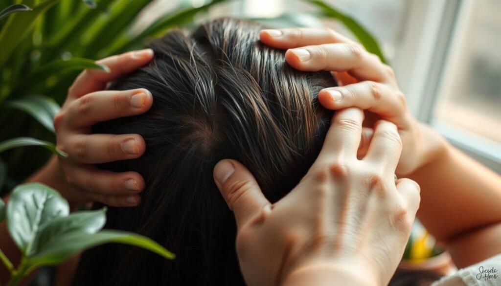 scalp massage for hair thickness