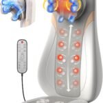 Shiatsu Neck Back Massager With Heat 3d Unique V Neck Roller Deep Tissue Kneading Massage Chair Pad For Neck Back Should 150x150