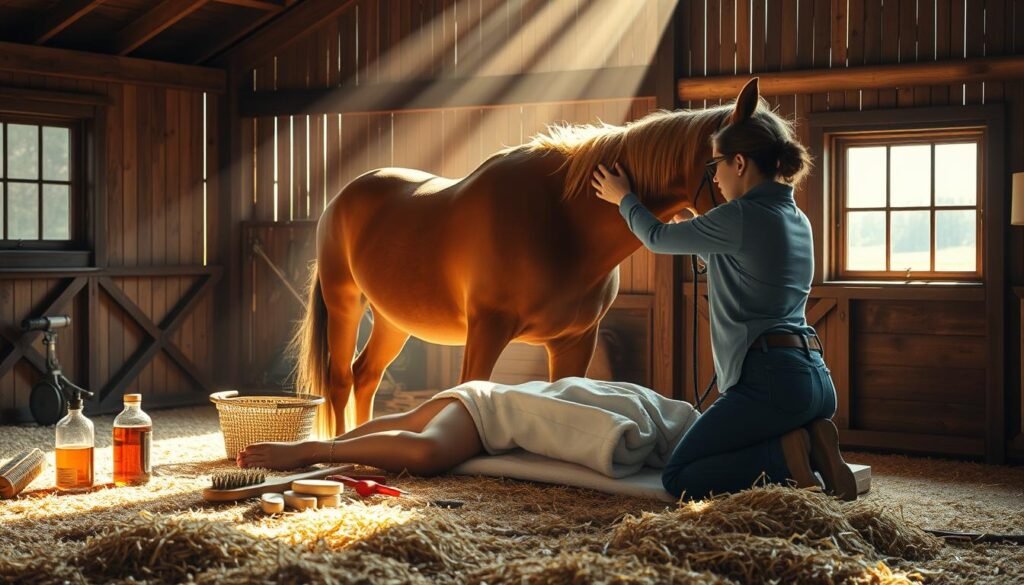 what do horse massage therapists get paid average