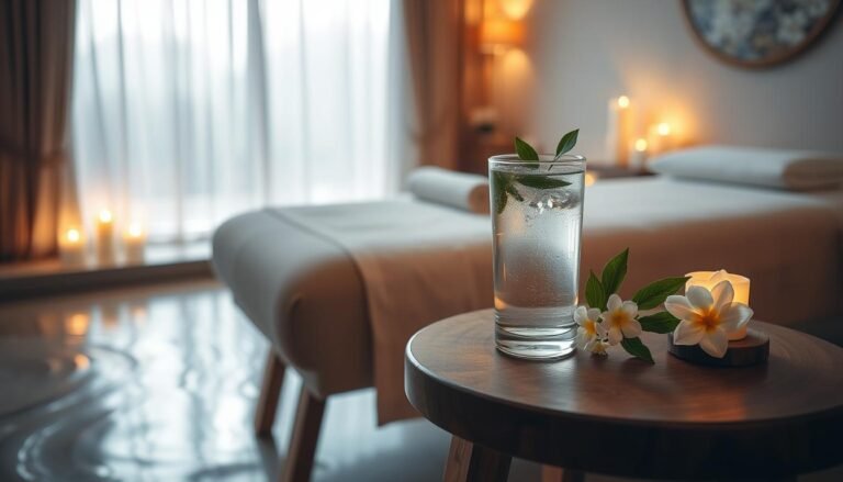 why drink water after massage