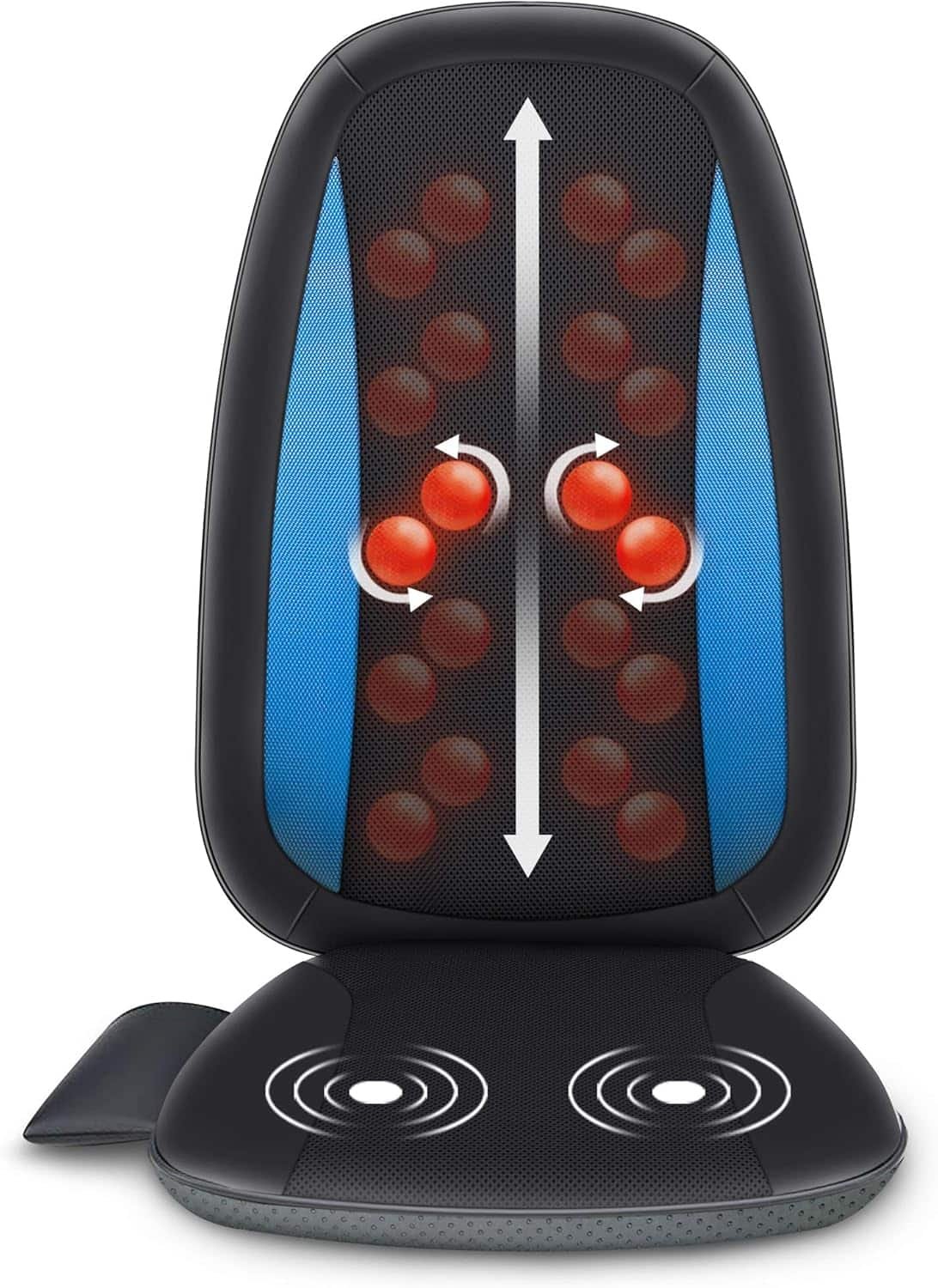 COMFIER Shiatsu Back Massager with Heat,Christmas Gifts,Deep Tissue Kneading Massage Seat Cushion,Massage Chair Pad for Full Back,Body Massager for Home or Office Chair use,Valentines Day Gift