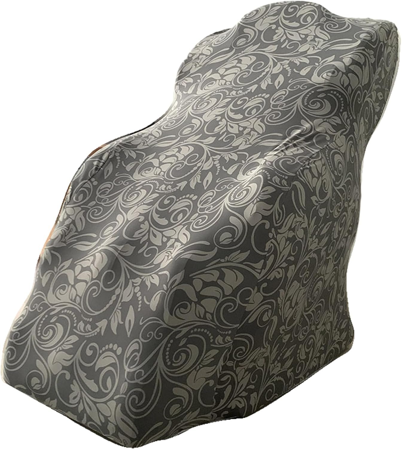 Full Body Shiatsu Massage Chair Cover,Stretch Fabric Massage Chair Cover, Zero Gravity Recliner Massage Chair Protector Cover,C,L
