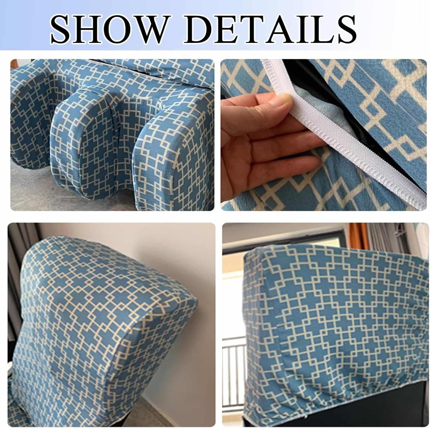 Massage Chair Cover, Full Body Shiatsu Massage Chair Replacement Cover, Made of Stretch Fabric Armchair Dustproof Cover for Vintage Massage Chair,Suit 2,Package 2