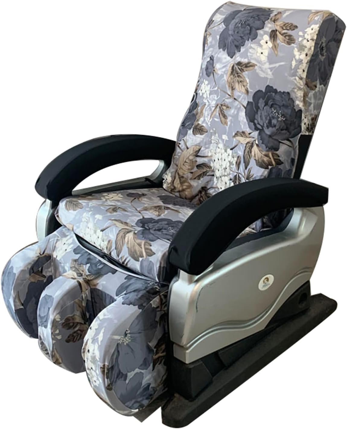 Massage Chair Cover, Full Body Shiatsu Massage Chair Replacement Cover, Made of Stretch Fabric Armchair Dustproof Cover for Vintage Massage Chair,Suit 2,Package 2