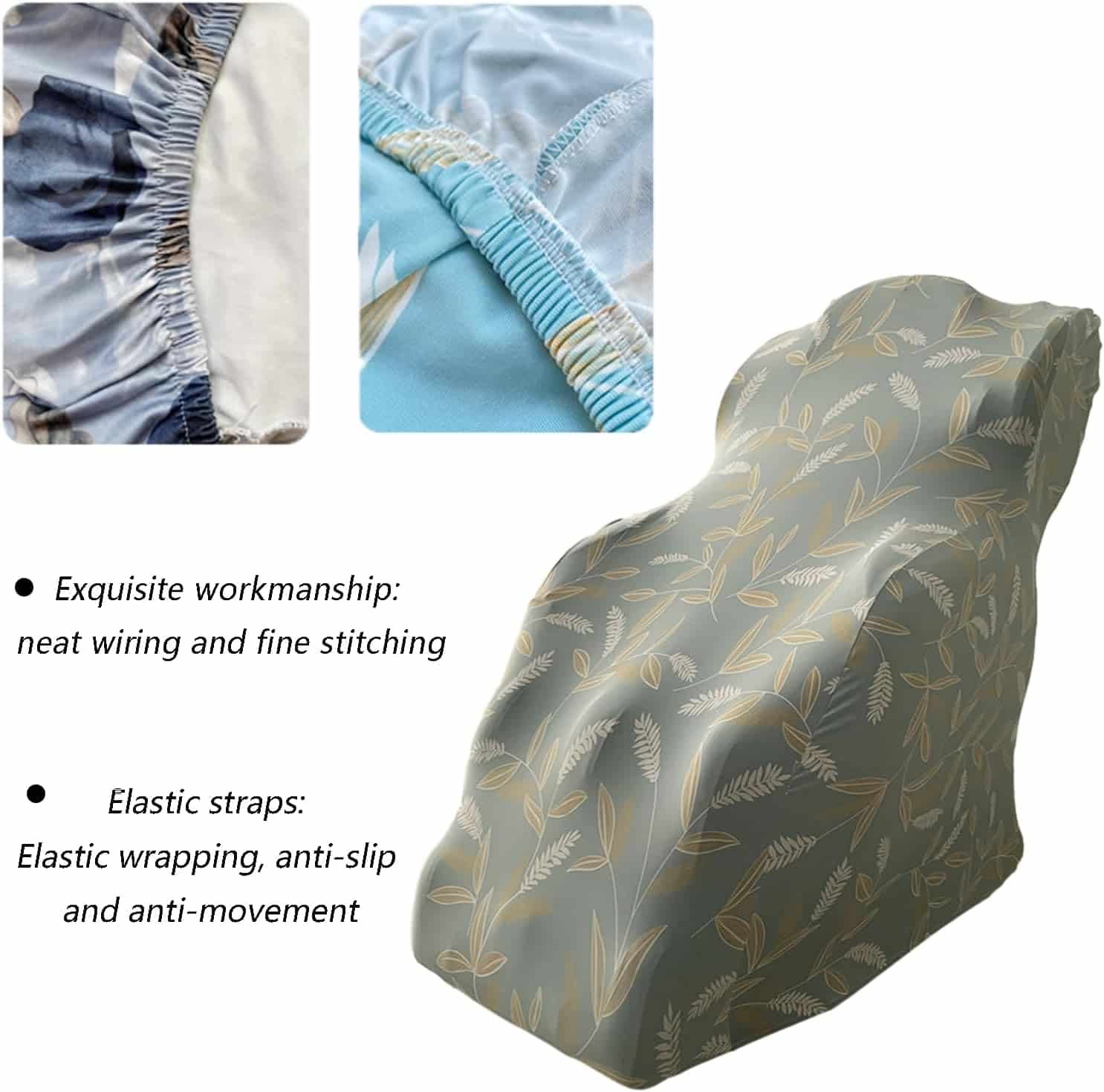 Massage Chair Cover,Full Body Shiatsu Massage Chair Cover,Removable Shield, Storage, Machine Washable,A,L