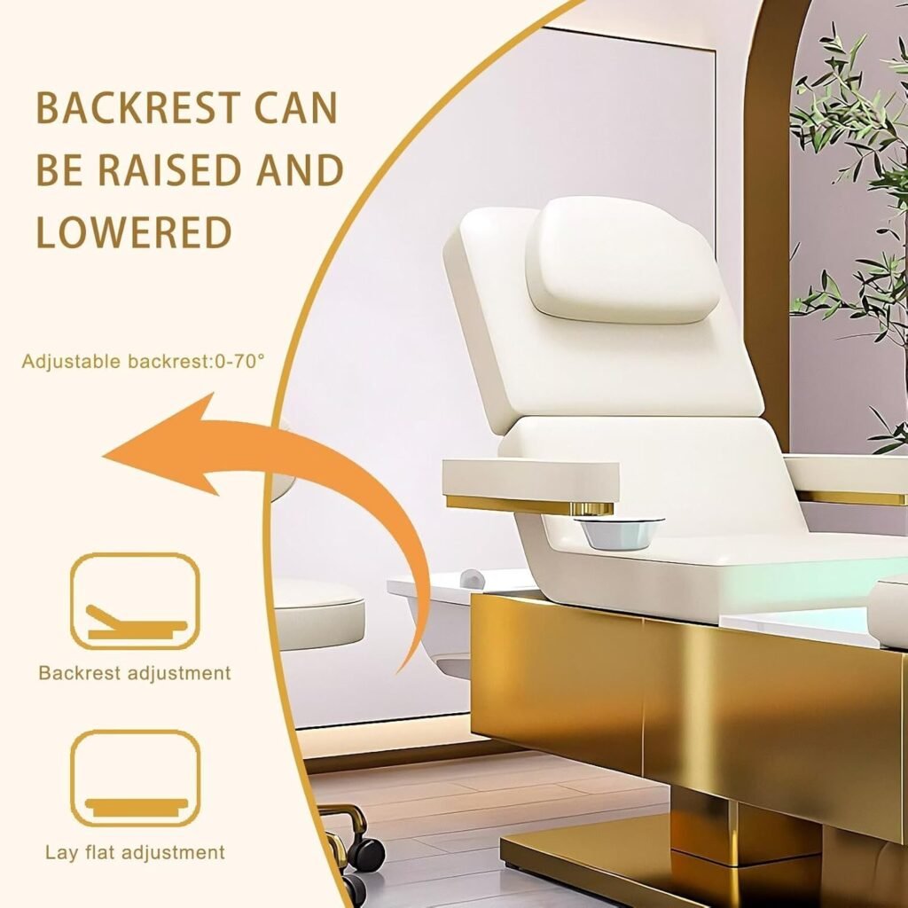 Massage Shampoo Bedpedicure Chair With Foot Bathtub Shampoo Bed Includes Adjustable Backrestmassage Table With Lifting D 1 1024x1024