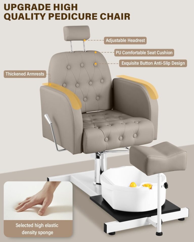 Adjustable Footrest Pedicure Chair Review