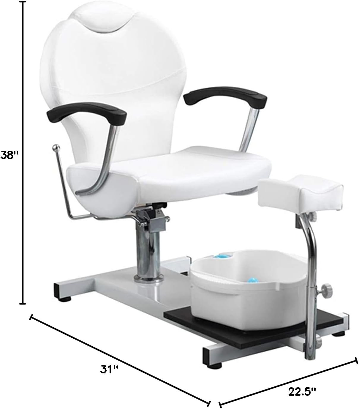 Pedicure Spa Station Chair with Foot Massage Basin pedicure stations for salon use