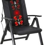 Folding Shiatsu Massage Chair Recliner Chair With Adjustable Backrest And Back Heating Portable Living Room Chair Accent 150x150