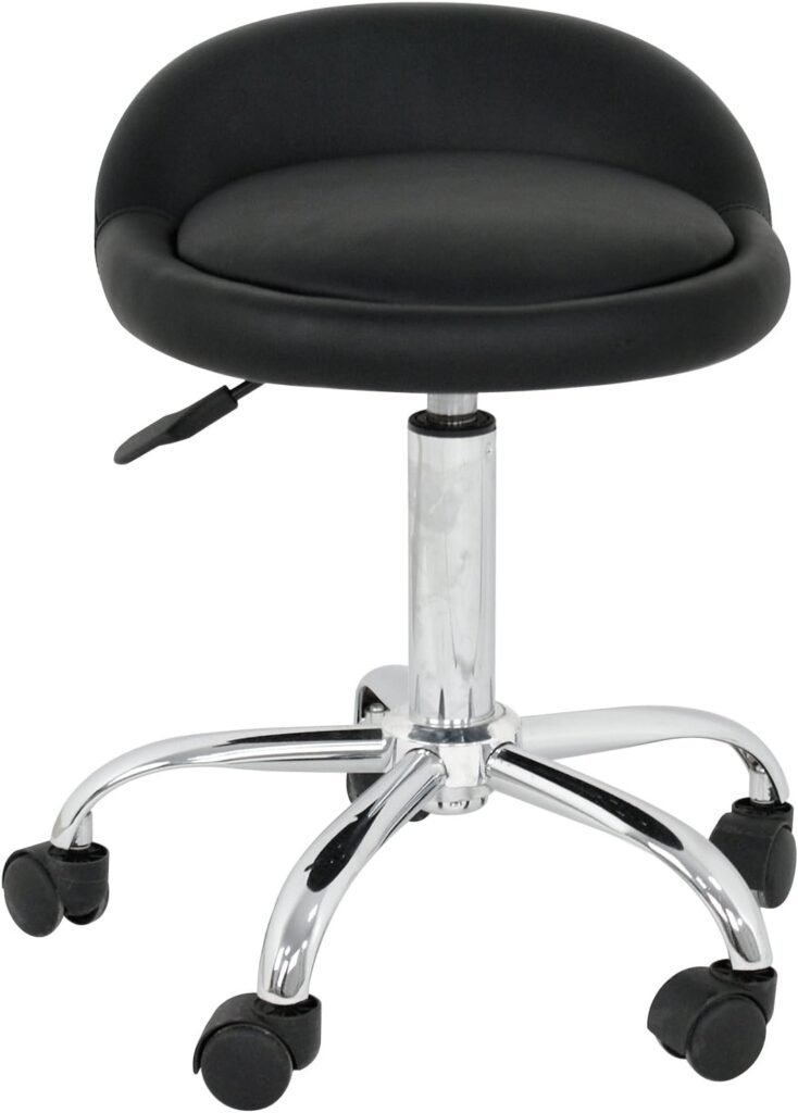 Super Deal Adjustable Height Hydraulic Rolling Swivel Salon Stool Chair Tattoo Facial Massage Spa Medical Stool With Bac 734x1024