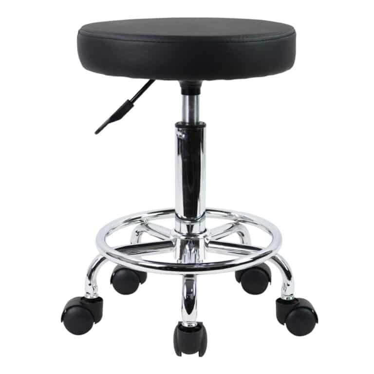 KKTONER PU Leather Round Rolling Stool Review