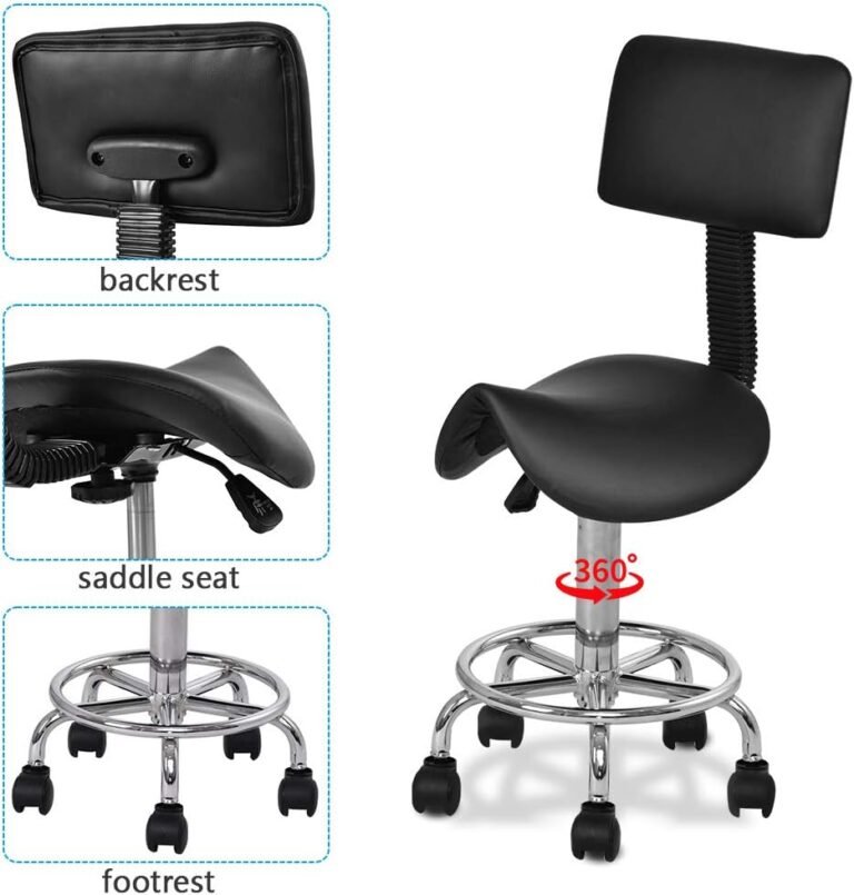 Safeplus Adjustable Hydraulic Rolling Stool Chair Review