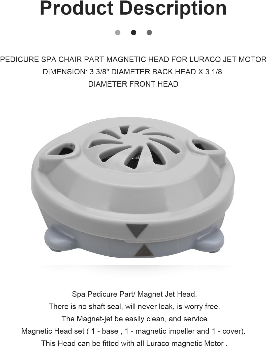SuperDi for Magnetic Jet Head BF-004 Fits Pedicure |spa Massage Chair| Tubs Spa Chairs Accessories 2 - Cover