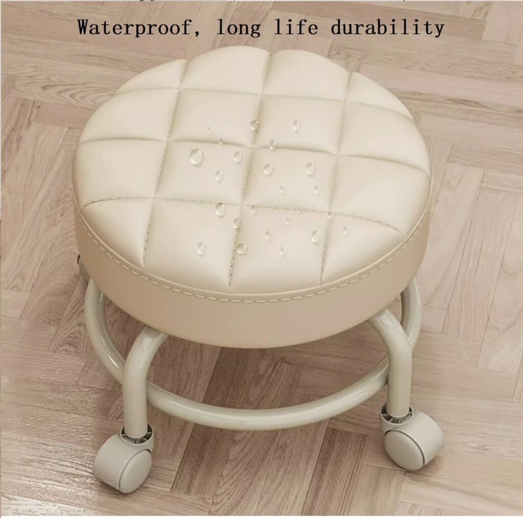 Aetherix Low Stool With Wheels Pedicure Chair For Nail Tech Low Rolling Stool Shoe Changing Makeup Cleaning With Wheels 1 1 1024x1013