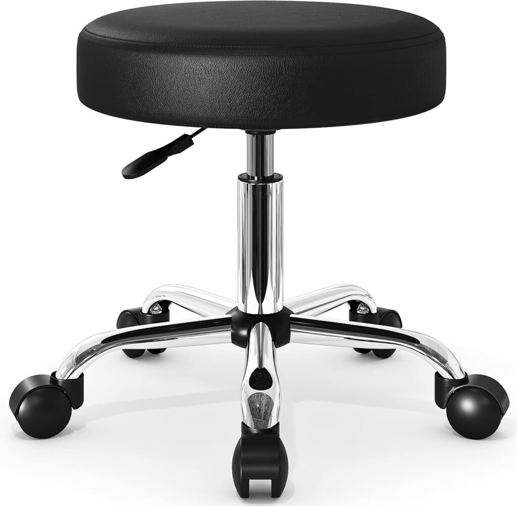 Hoomic Rolling Stools With Wheels Salon Office Shop Bar Adjustable Spa Tattoo Massage Medical Swivel Drafting Stool With 1024x1002