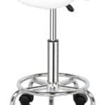 Professional Saddle Stool Ergonomic Chair Comfortable Saddle Stool With Wheels Swivel Salon Cutting Chair For Kitchen Sa 2 150x150