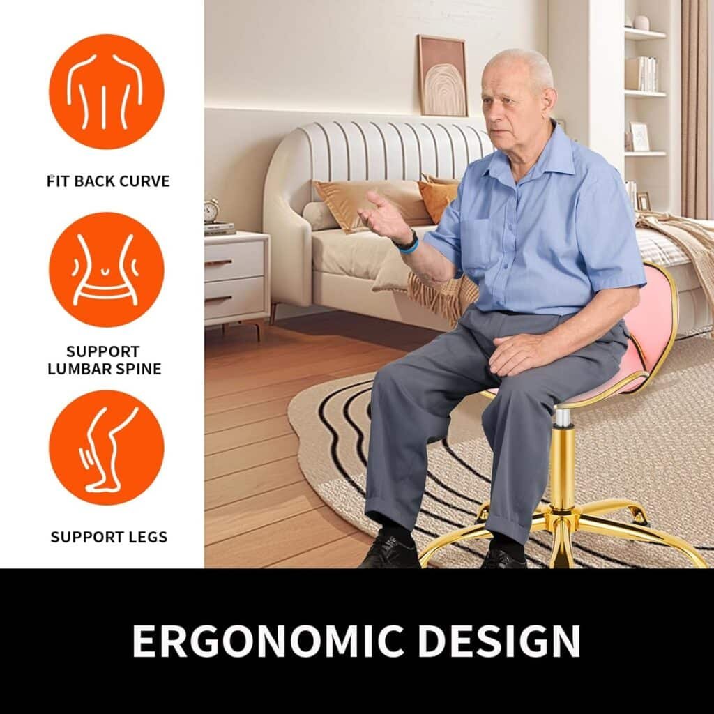 Rolling Salon Stool With Back Set Of 2 Saddle Chair Adjustable Swivel Chair For Massage Tattoo Comfy Swivel Stool With W 4 1024x1024