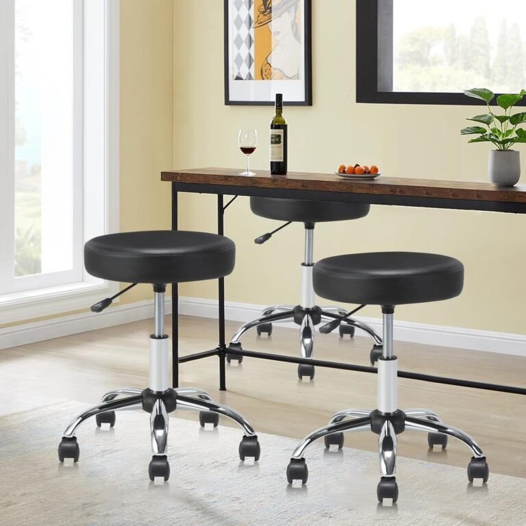 Set of 4 Round Rolling Stool Review