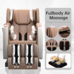 2025 Zero Gravity Massage Chair Full Body With 6 Auto Modes Foot Massage Waist Heating Bluetooth Brown 1 150x150
