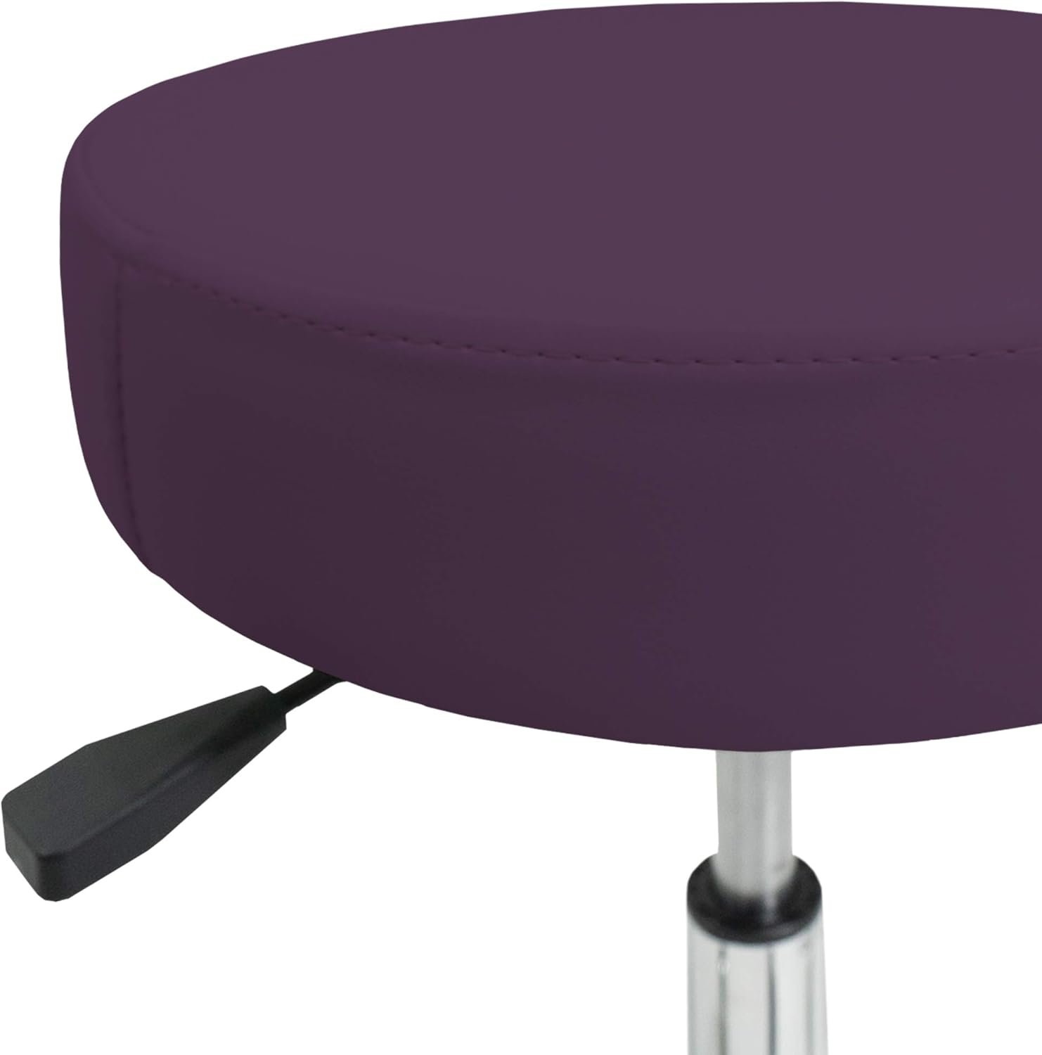 EARTHLITE Pneumatic Massage Salon Drafting Stool - No Leaking (vs. Hydraulic), Adjustable, Rolling, CFC-Free / Medical Spa Facial Chair