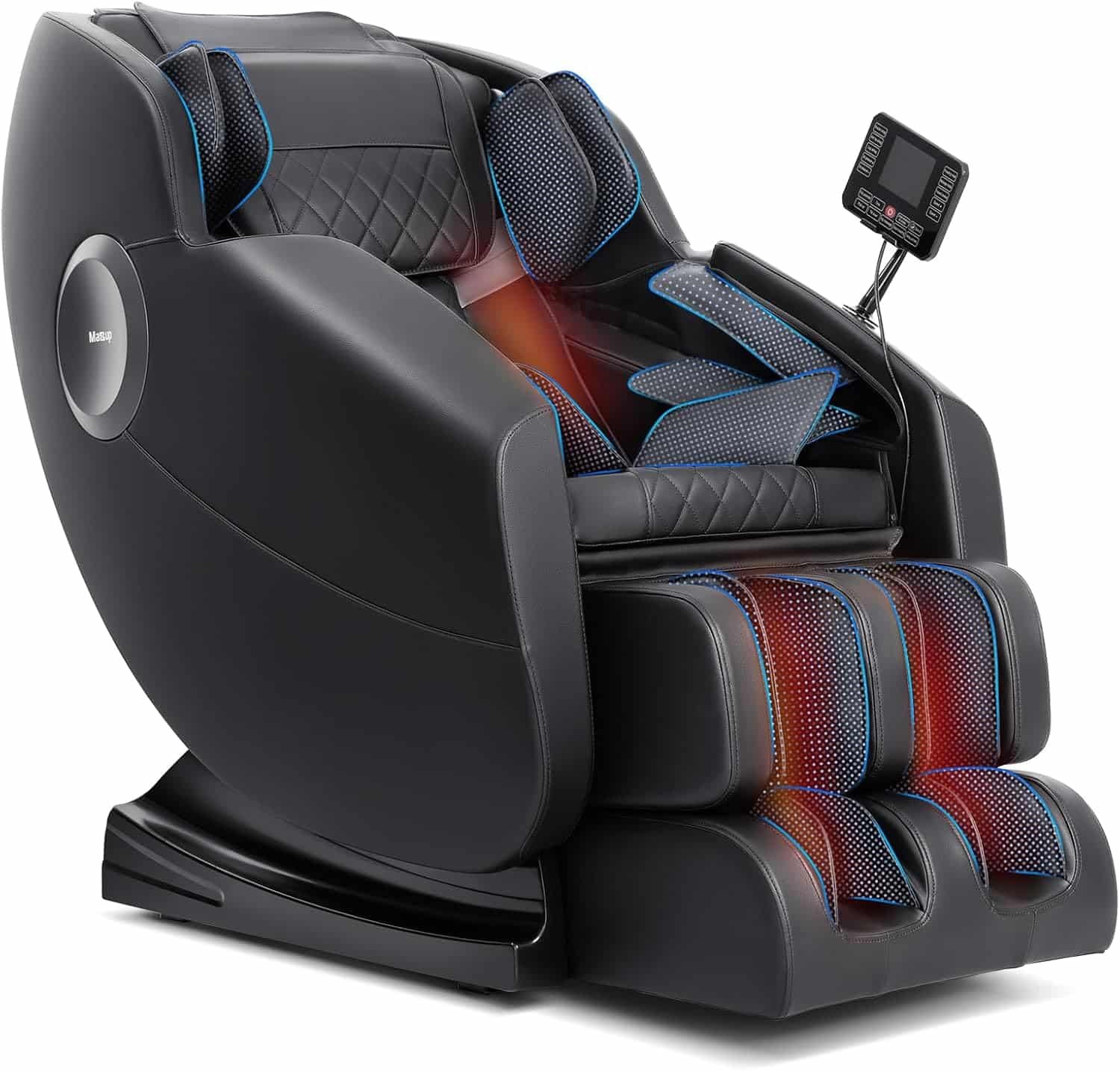 Massage Chair, Zero Gravity Full Body Massage Chair, Shiatsu Recliner with 14 Massage Points, Lumbar Calf Heating, 20 Auto Modes, Spacious Massage Area, Bluetooth Speaker, Touch Screen Controller