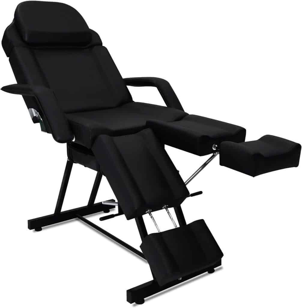 Omysalon Professional Massage Table Esthetician Bed Lash Chair Tattoo Chair 2 Split Legs 1 Beauty Tray For Spa Facial Wa 1006x1024