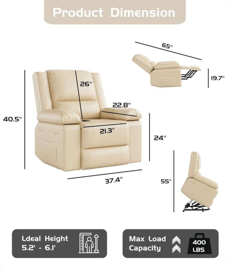 Faux PU Electric Lift Recliner Review