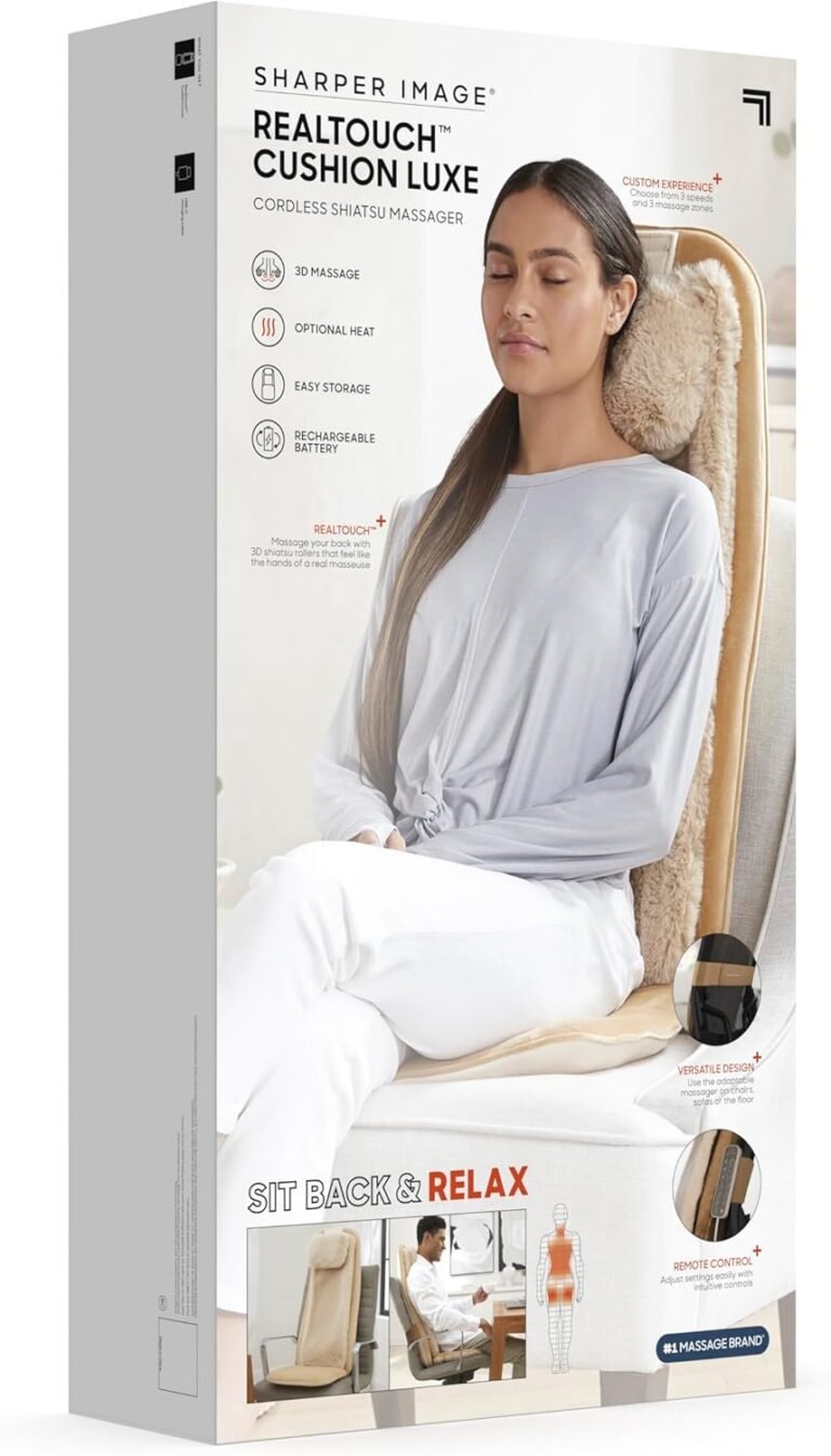 Sharper Image® Realtouch Cushion Luxe Review