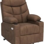 Yitahome Power Lift Recliner Chair Modern Fabric Recliner Chair With Massage And Heat Spacious Seat Usb Ports Cup Holder 2 150x150