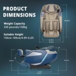 4d Massage Chair Full Body Zero Gravity Recliner 55 Sl Track15 Auto Modes11 Massage Technique40 Airbags Massagewith Yoga 150x150