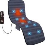Comfier Vibration Massage Mat With Heat App Control Movable Shiatsu Neck Massage Pillow 4 Heating Pads 10 Massage Nodes 1 3 150x150