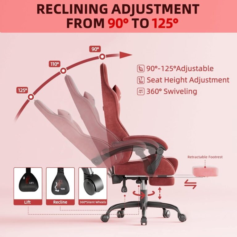 Ferghana Velvet Fabric Gaming Chair Review