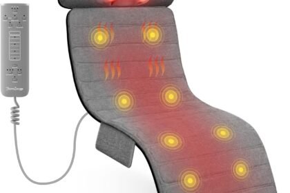 Full Body Massage Mat Detachable Neck Massager Back Massager Pad Massage Chair Full Body 10 Vibrating Motors 5 Massage M 420x280