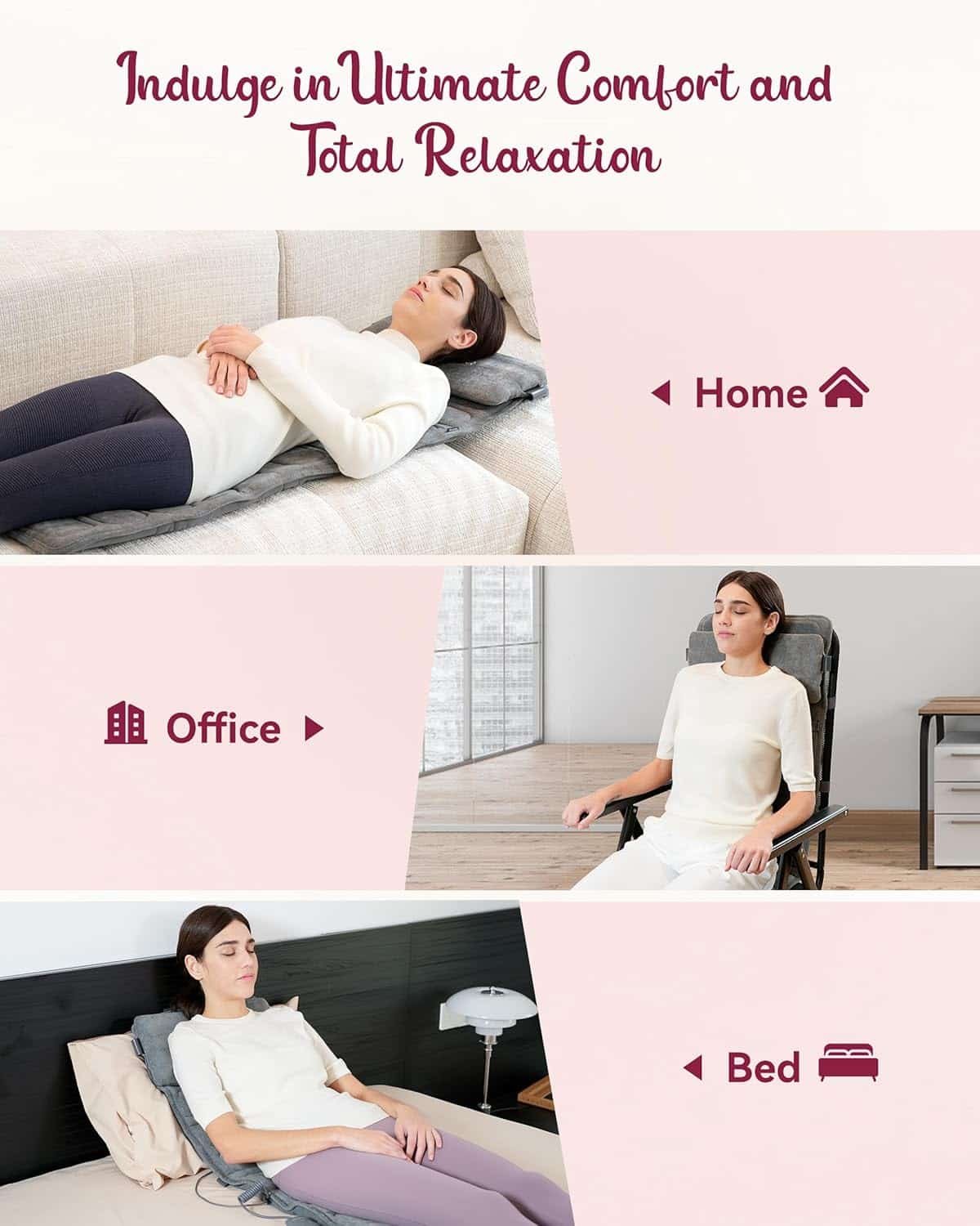 Full Body Massage Mat with Heat, Vibration Massage Chair Pad, Back Massager with 8 Vibration Motors, Massage Chair Pad, Gift for Mom Women Dad Men Full Body Massage Mat with Heat, Vibration Massage Chair Pad, Back Massager with 8 Vibration Motors, Massage Chair Pad, Gift for Mom Women Dad Men