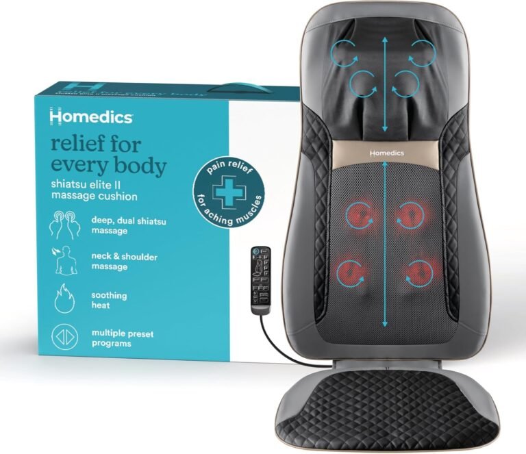 Homedics Back Massager with Heat Review