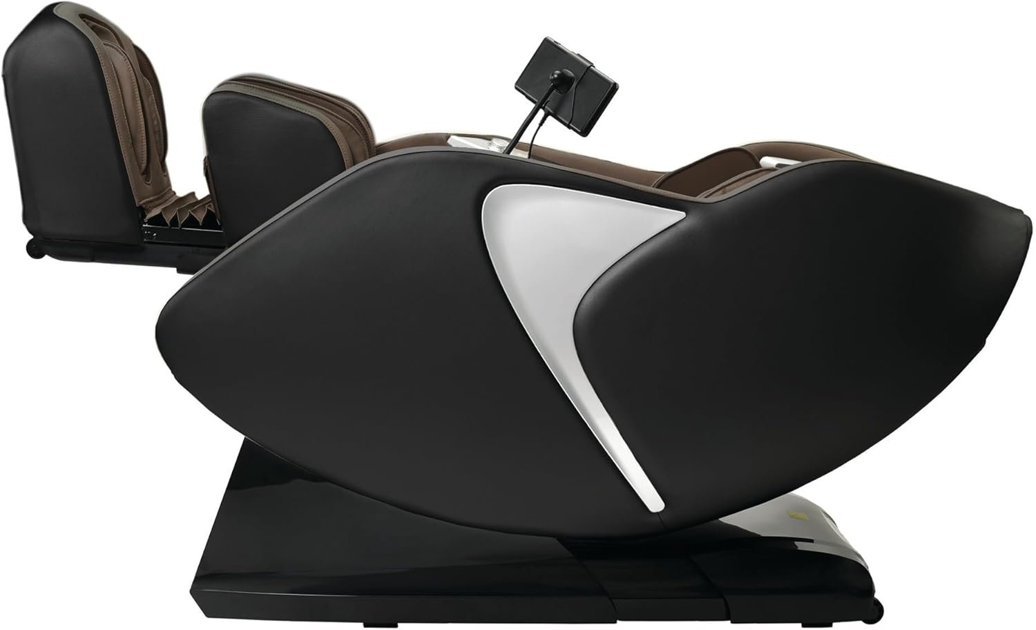 Kyota Joubu M880 4D Massage Chair with Zero Gravity Recline, Voice Commands, Premium Bluetooth Speakers and Triple Foot Rollers (Gray/Tan)