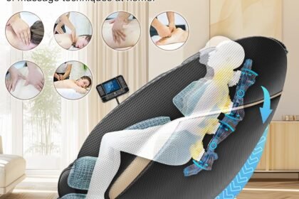 Massage Chair Blue Tooth Connection And Speaker Easy To Use At Home And In The Office And Recliner With Zero Gravity Wit 1 420x280